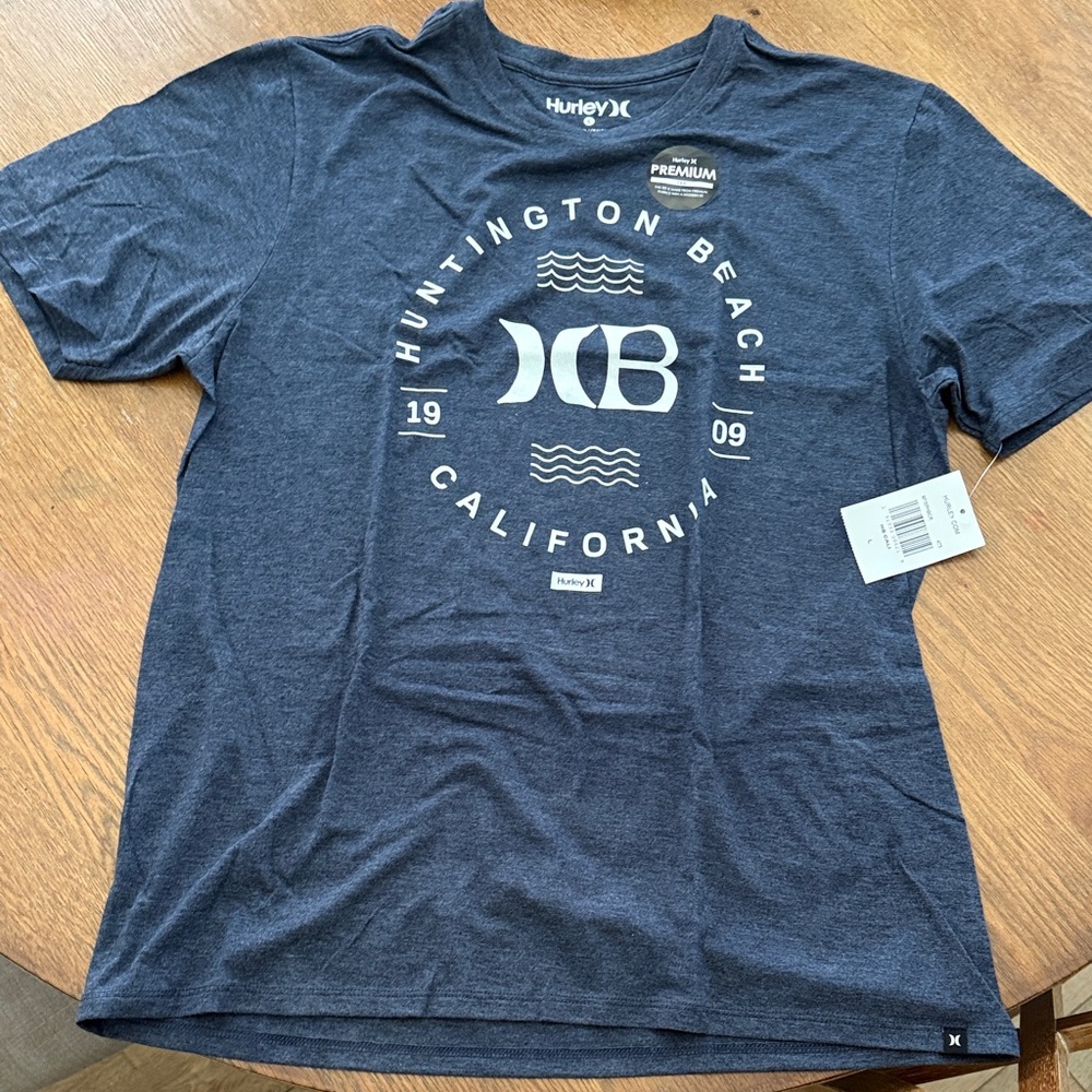 Hurley Men's Navy Graphic Tee
